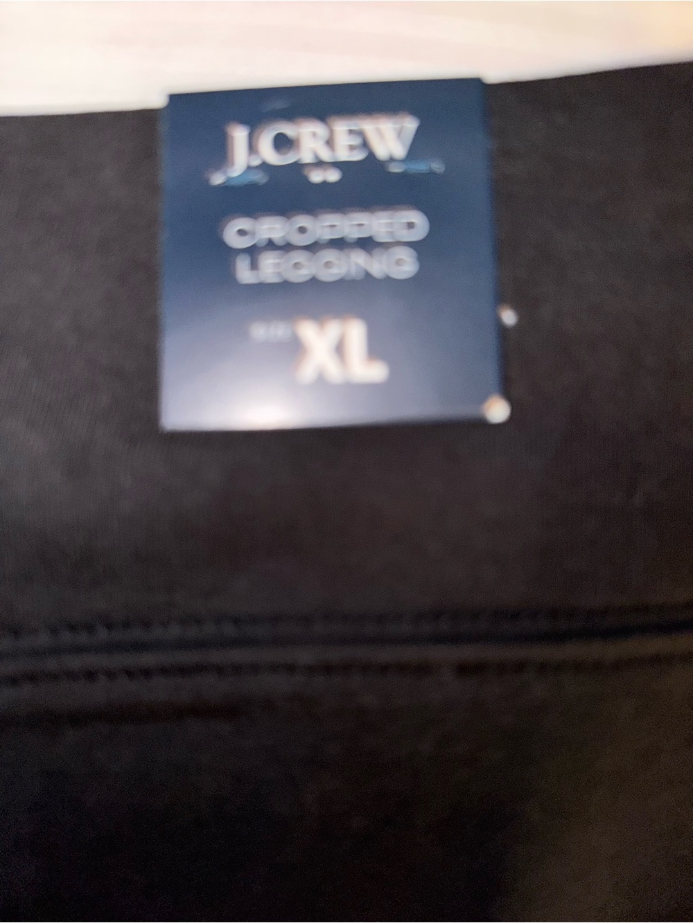 J. Crew Black Women’s Cropped Leggings XL NWT - Picture 5 of 5